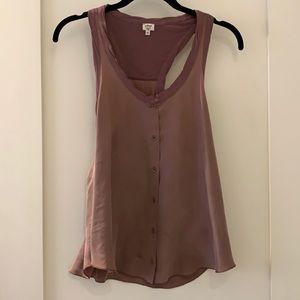 Wilfred Silk Racerback Tank Size XXS